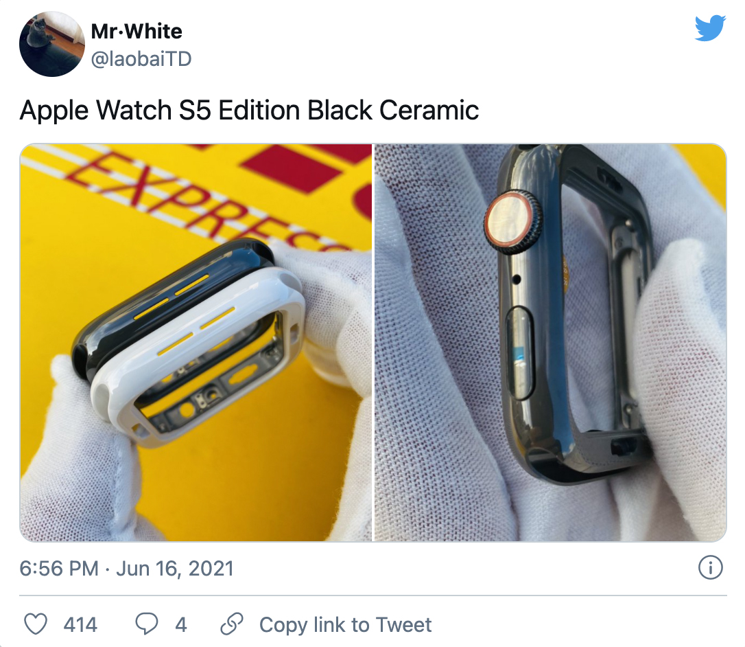 Apple Watch Series 5 vỏ gốm đen