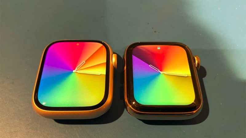 Apple Watch S7 với Apple Watch S6