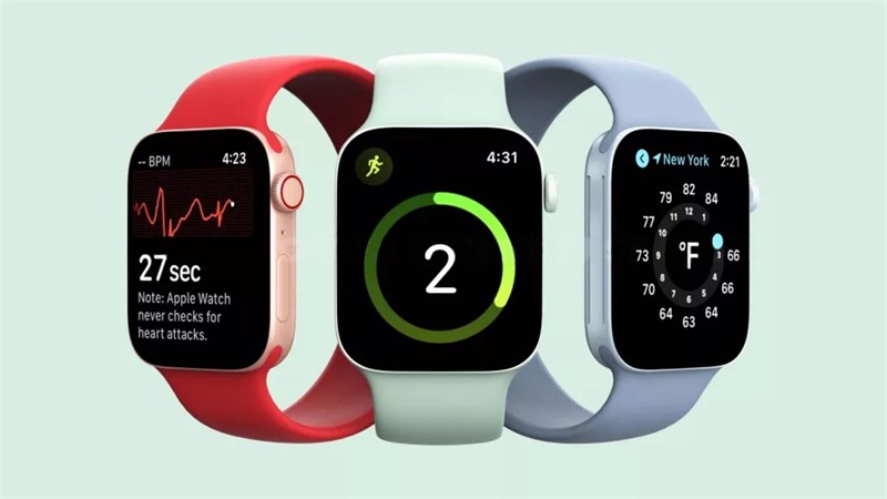 Nhìn bề ngoài, Apple Watch S8 không khác gì người anh em tiền nhiệm với khung máy bo cong sang trọng, viền màn hình mỏng. Nút Gigital Crown vẫn hiển thị quen thuộc để điều khiển các tác vụ trên máy.