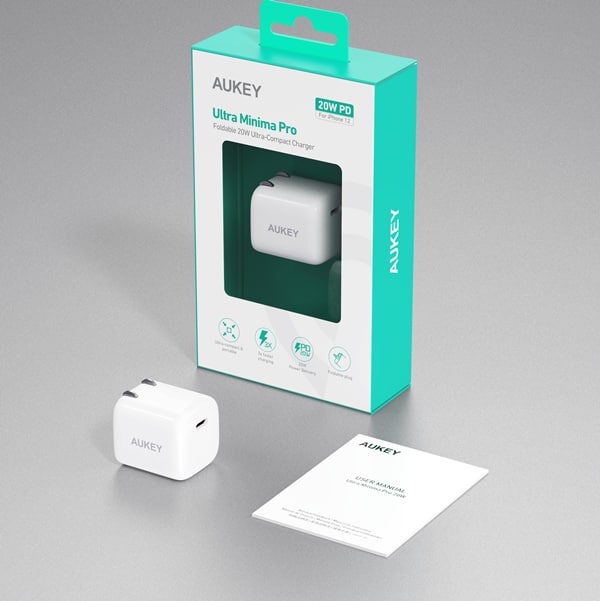 Cốc sạc nhanh Aukey 20W PD Type-C PA-B1 Pro