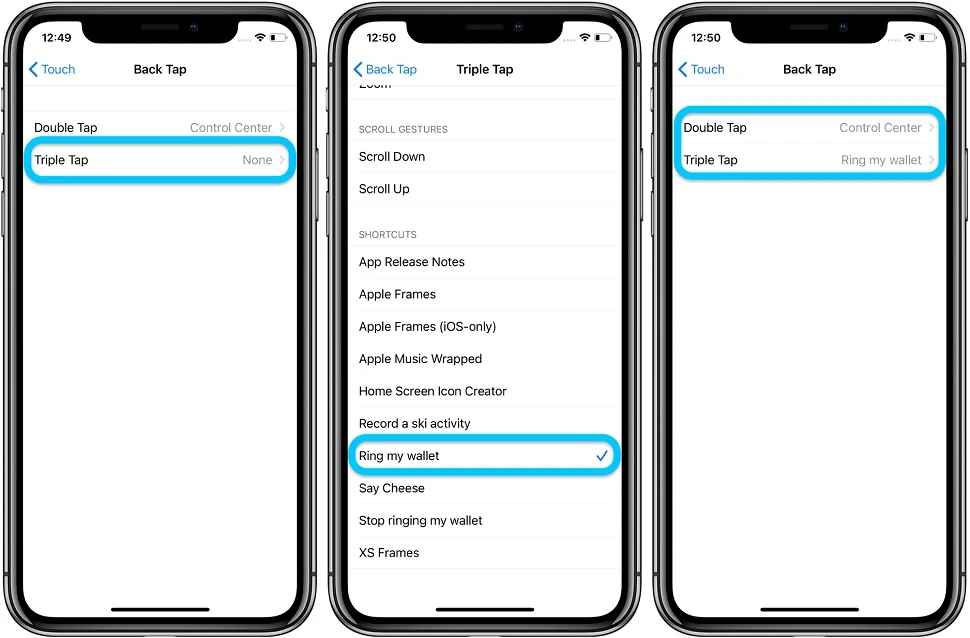 Công dụng thứ hai của mặt lưng iPhone 