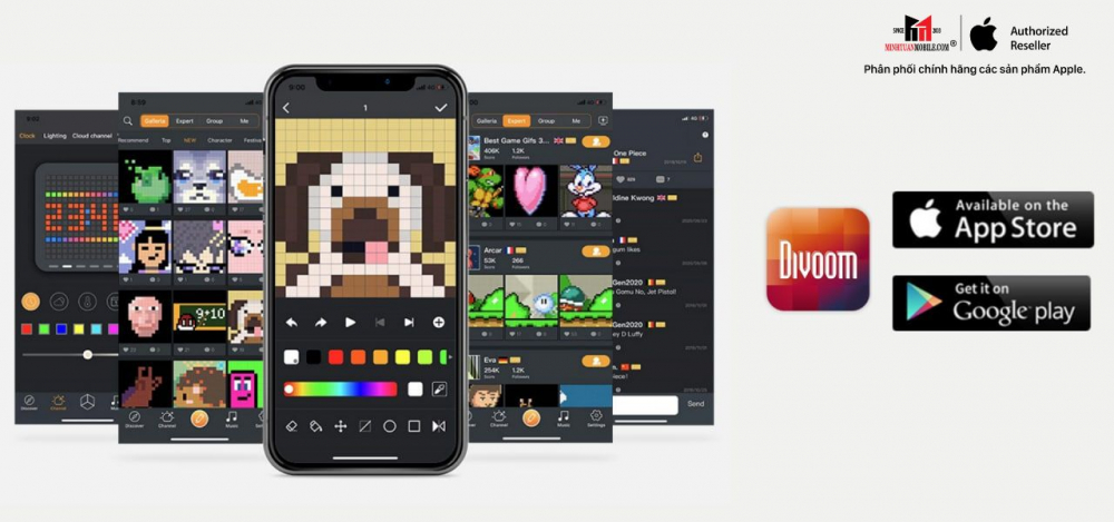 Balo màn hình LED Divoom Pixoo Backpack-M