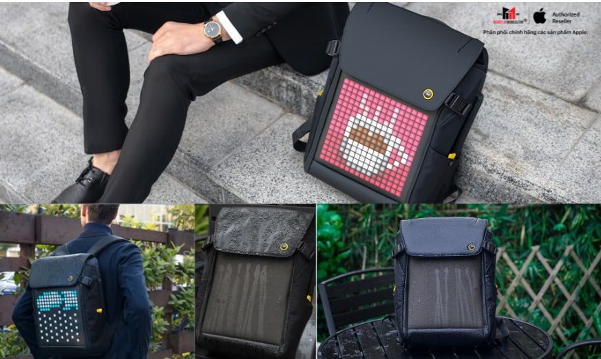 Balo màn hình LED Divoom Pixoo Backpack-M