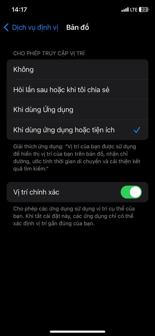 Bạn có thể tắt Dịch vụ vị trí hoàn toàn