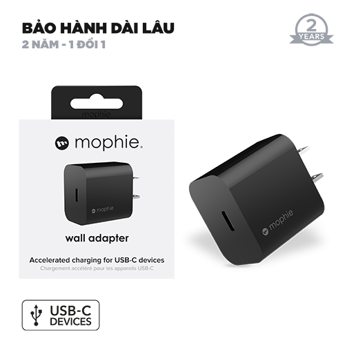 Cốc sạc Mophie 18W Type-C