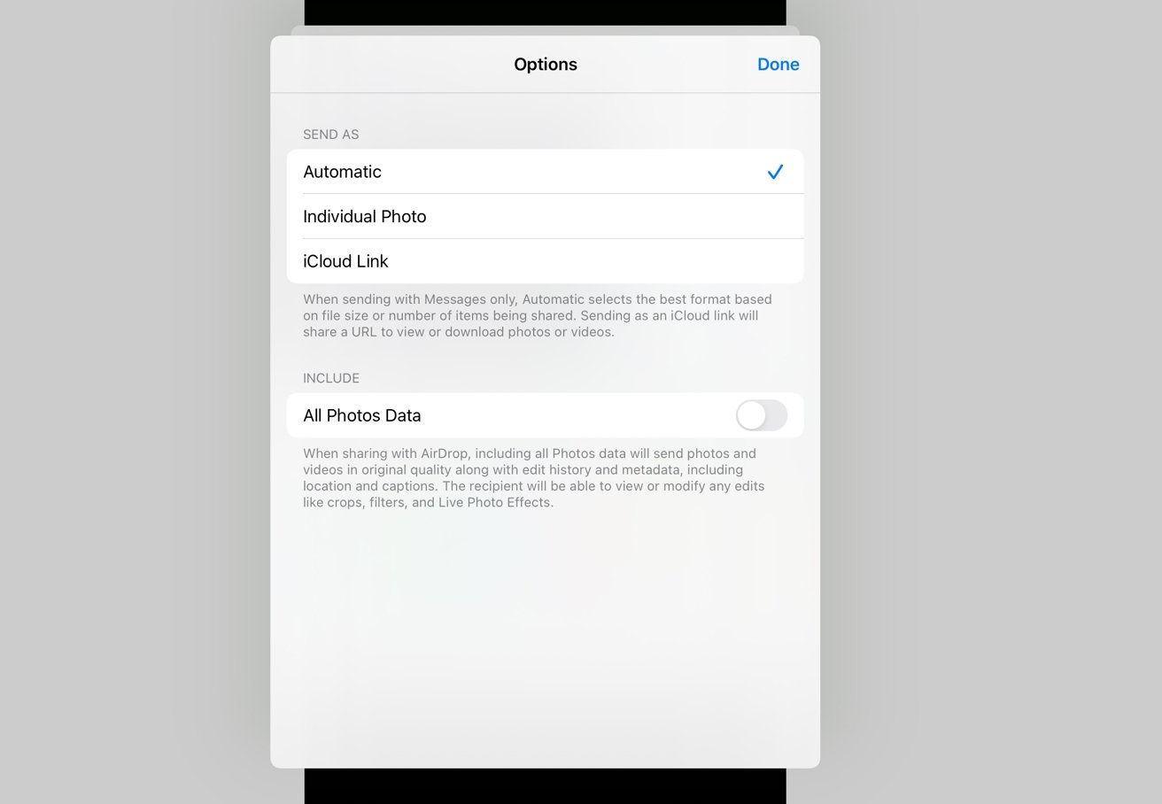 Bỏ chọn tùy chọn này khi chia sẻ hình ảnh để xóa siêu dữ liệu của bạn. Hình 10