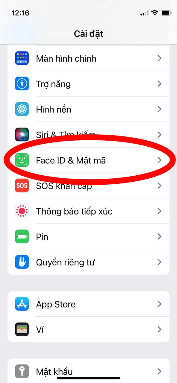 bảo mật iPhone