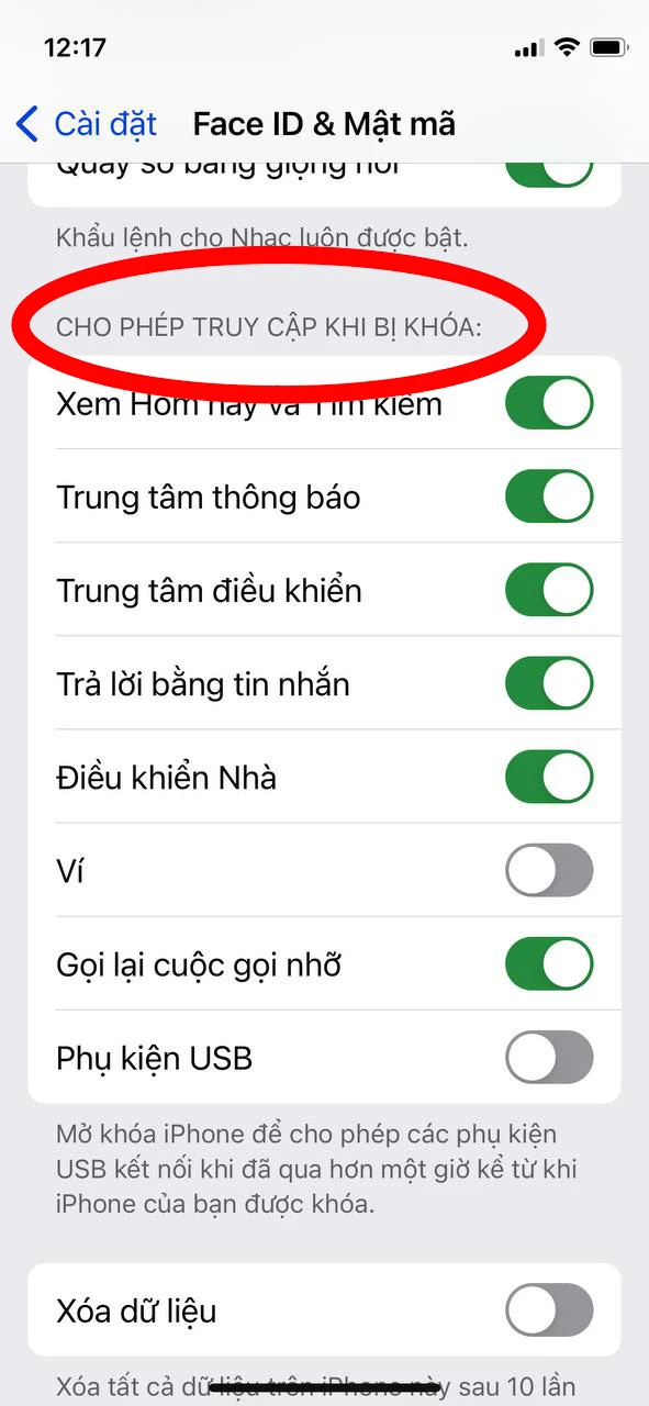 bảo mật iPhone