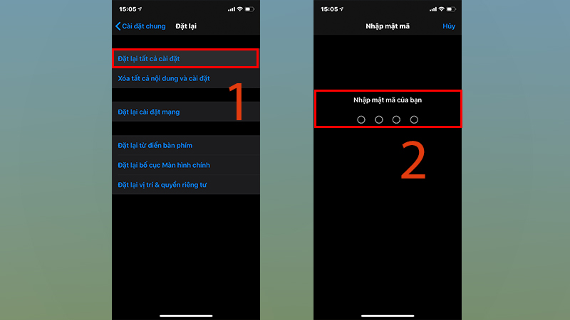 Báo thức iPhone không kêu, nguyên nhân và cách khắc phục bằng đặt lại 