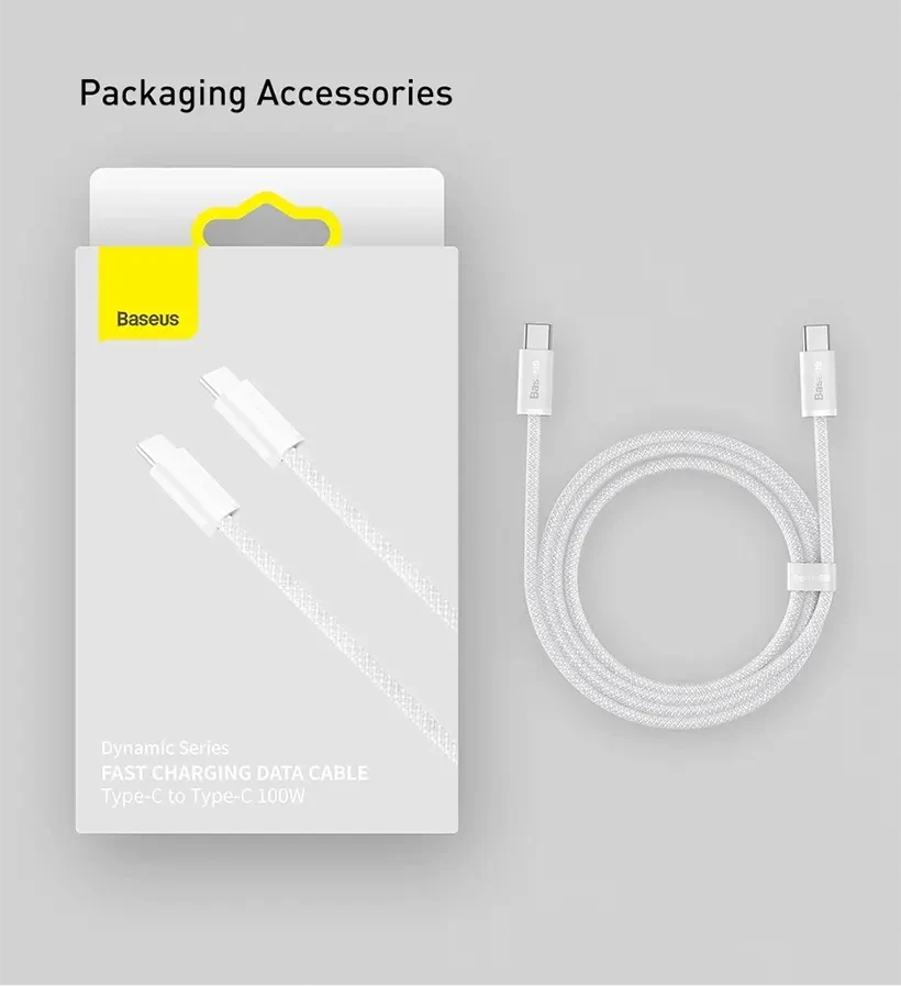 Cáp Type-C to Type-C Baseus 1m