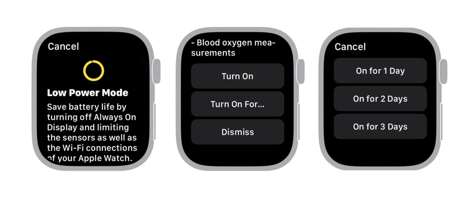 Tiết kiệm pin Apple Watch bằng chế độ năng lượng thấp