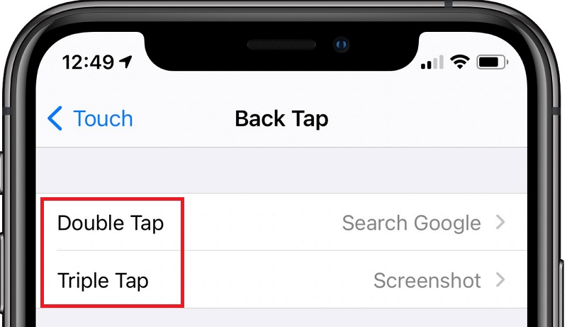 Nhấn 2 lần hoặc 3 lần để chụp ảnh
