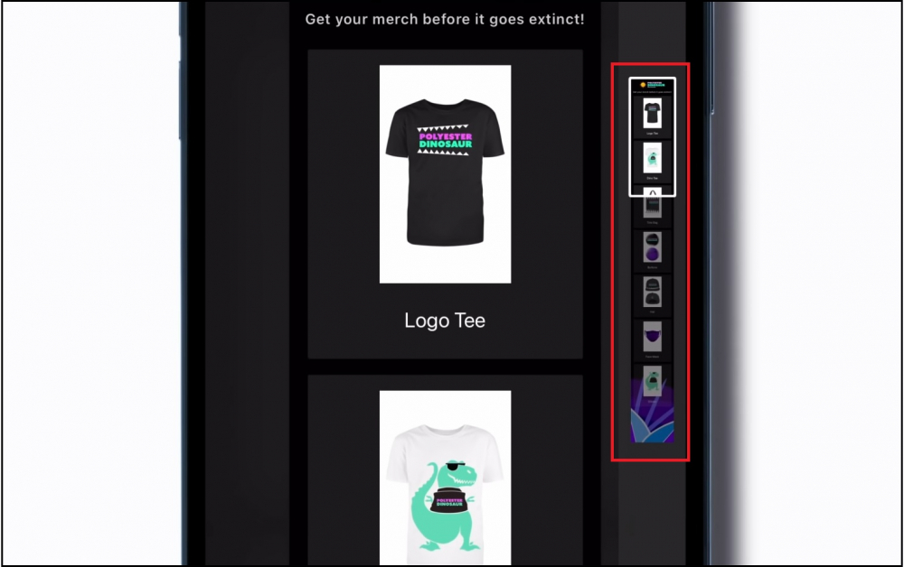 Lúc này ở phía cạnh bên phải, bạn sẽ thấy phần ảnh minh họa ở chế độ Toàn trang