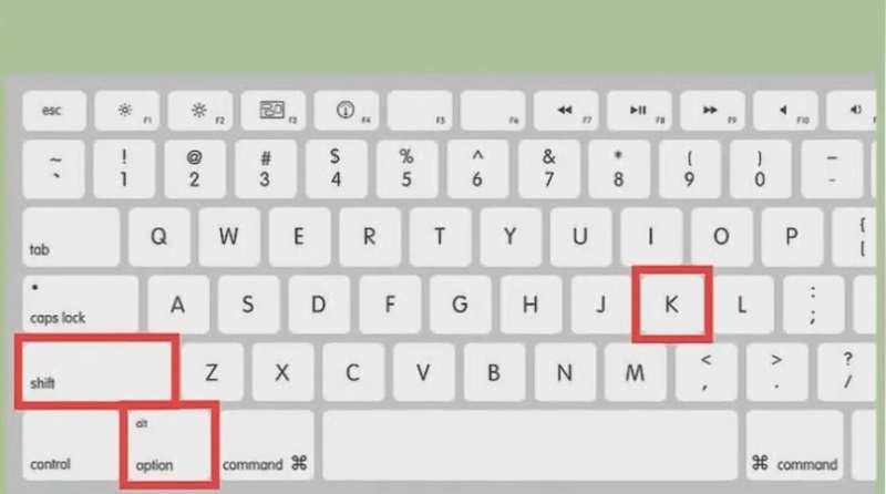 Cách chèn, nhập logo Apple trên máy Mac