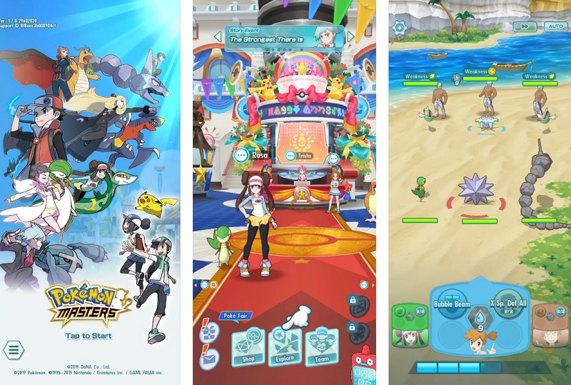 Pokémon Masters EX trên iphone 