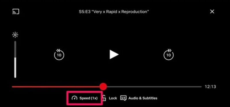 Tốc độ phát lại video Netflix trên máy tính 