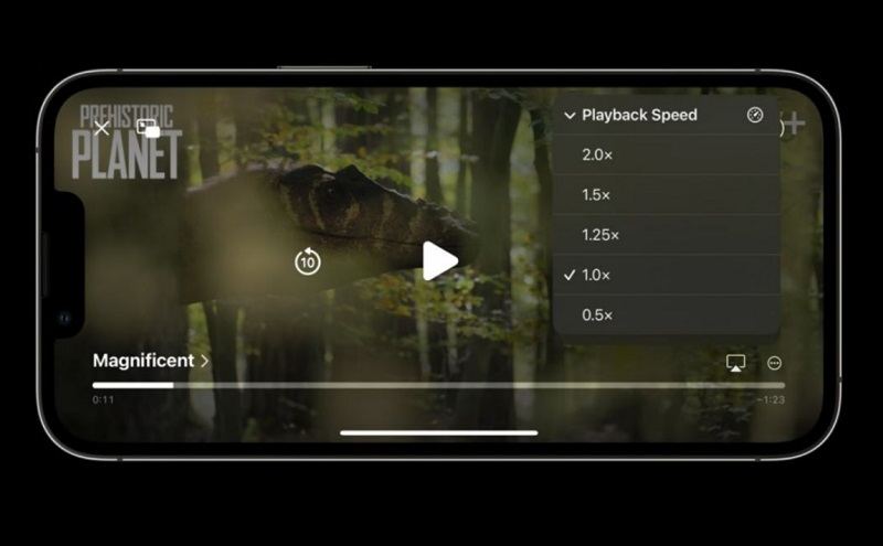 Tốc độ phát lại video Netflix trên điện thoại 