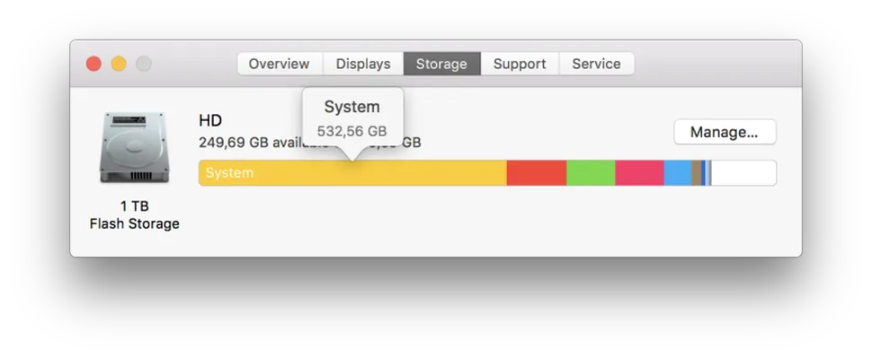Xóa bớt file trong mục Quản lý bộ nhớ