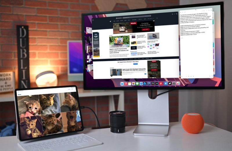 Tính năng External display hỗ trợ xuất nội dung từ iPad sang màn hình lớn với độ phân giải cao 