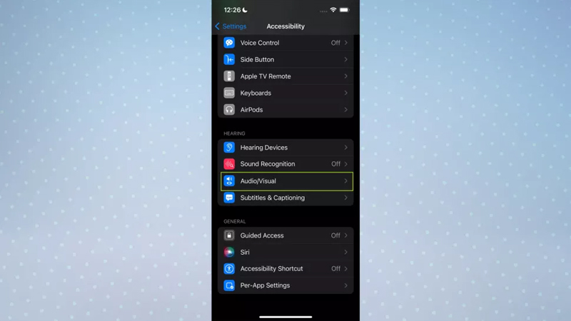 Ứng dụng trợ năng iOS với Âm thanh/Hình ảnh được đánh dấu