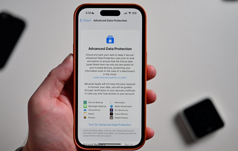 Bảo vệ dữ liệu nâng cao giúp tăng cường khả năng bảo mật dữ liệu trên thiết bị Apple 