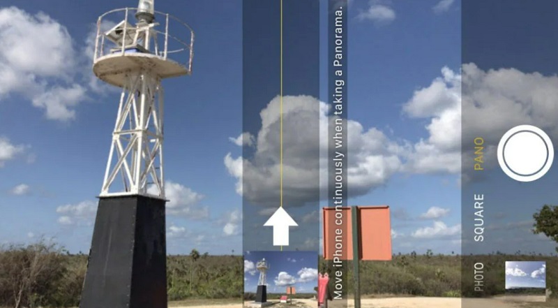 chế độ Panorama chụp được toàn cảnh kiến trúc 