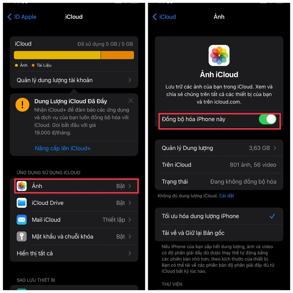 Bí thuật xóa ảnh khỏi iPhone nhưng vẫn giữ trong iCloud