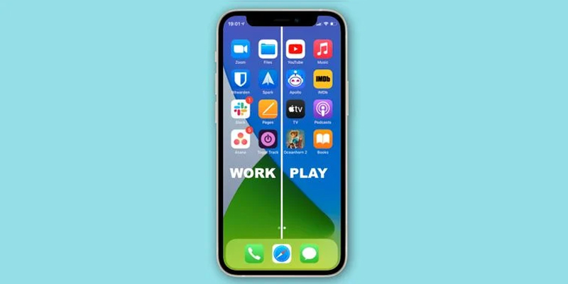 Bố cục Màn hình chính Work/Play