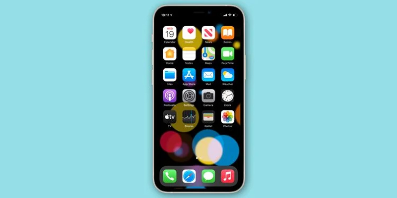 Bố cục màn hình chính cầu vồng