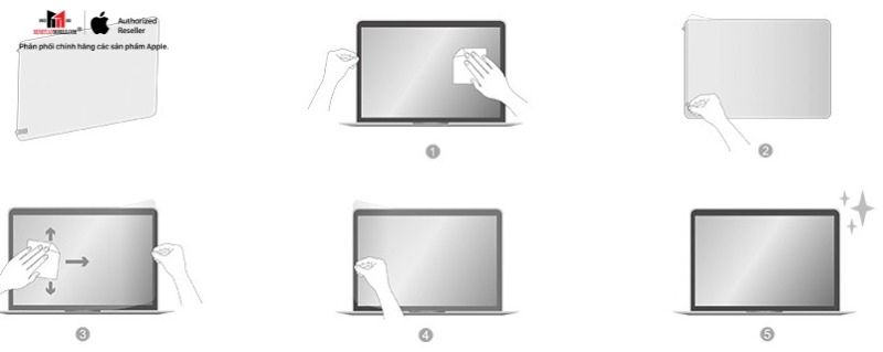 Bộ dán MacBook 5 in 1 JRC