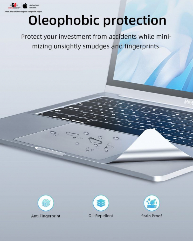 Bộ dán MacBook Air M2 13.6 inch Innostyle 6 in 1 3M Diamond Guard Skin Set