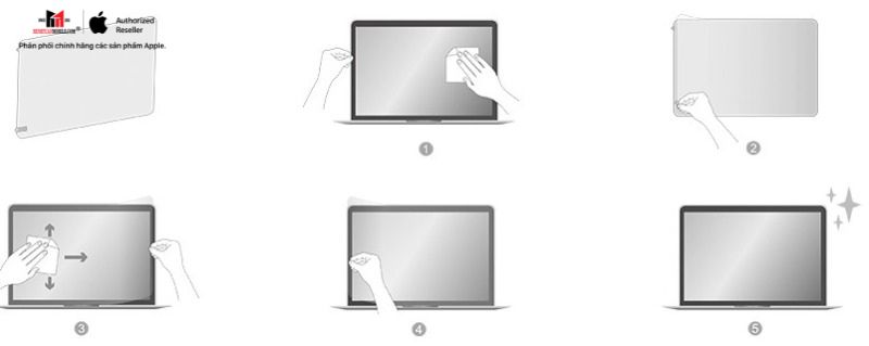 Bộ dán MacBook Pro 13 inch M1 5 in 1 Full JRC JMP13M1