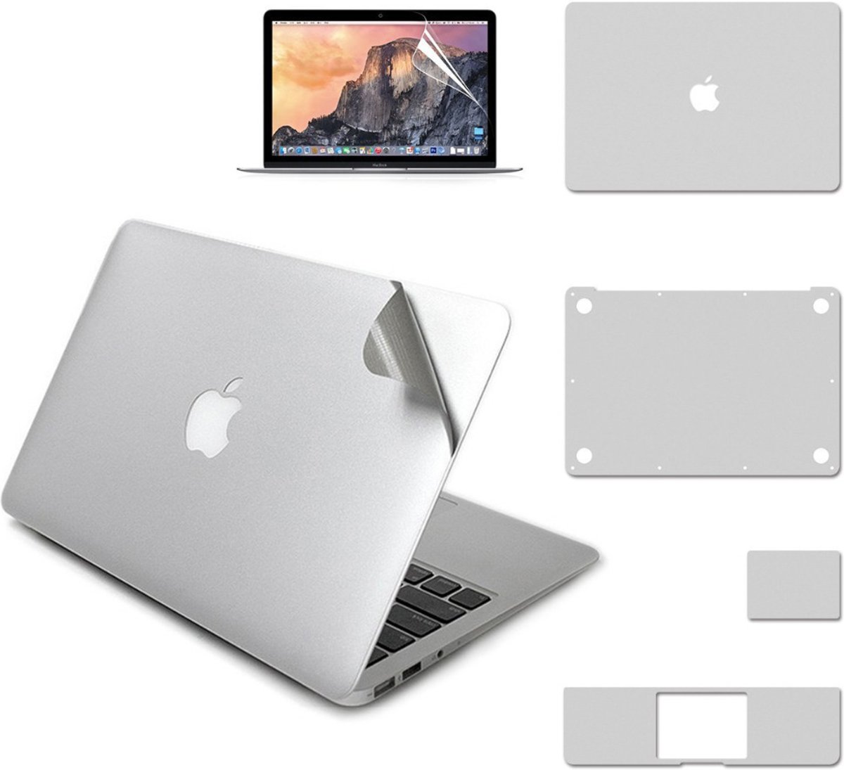 Bộ dán MacBook Pro 14 inch 2021 Mocoll 5 in 1