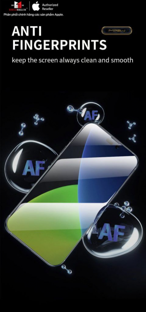 Bộ dán + Tool hỗ trợ dán cường lực iPhone 13/14 Mipow Kingbull Premium Silk HD (2.7D) BJ401