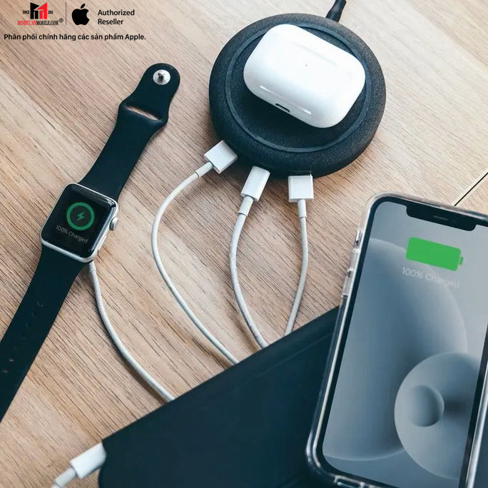 Bộ Hub sạc không dây đa năng Mophie