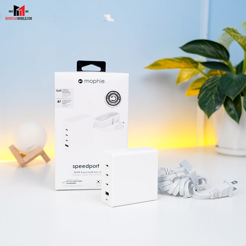 Bộ Hub sạc nhanh Mophie Power Delivery 120W GaN