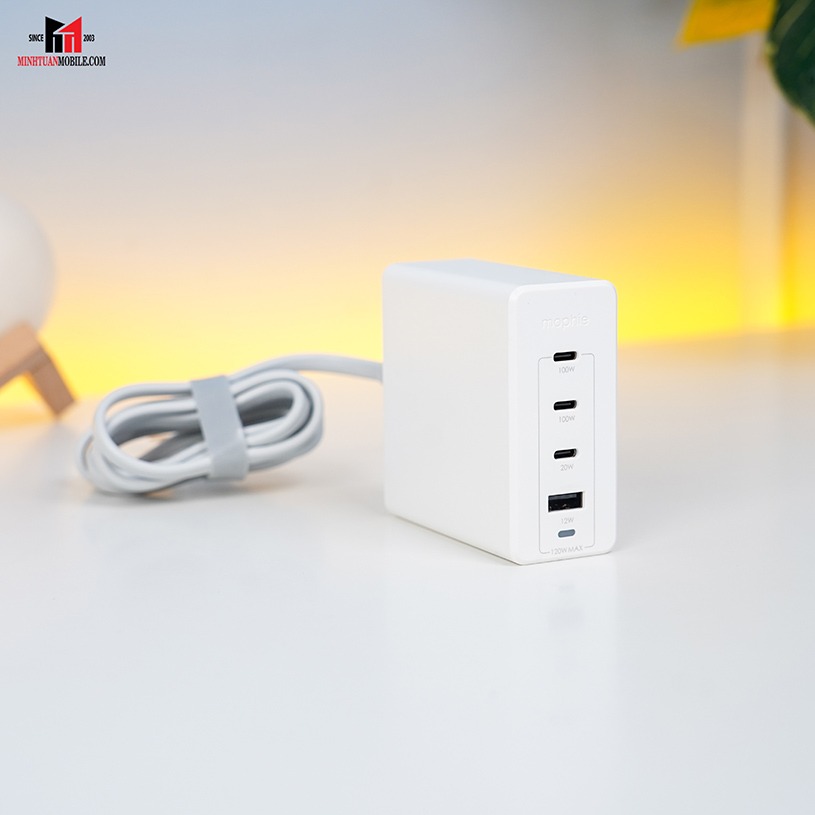 Bộ Hub sạc nhanh Mophie Power Delivery 120W GaN