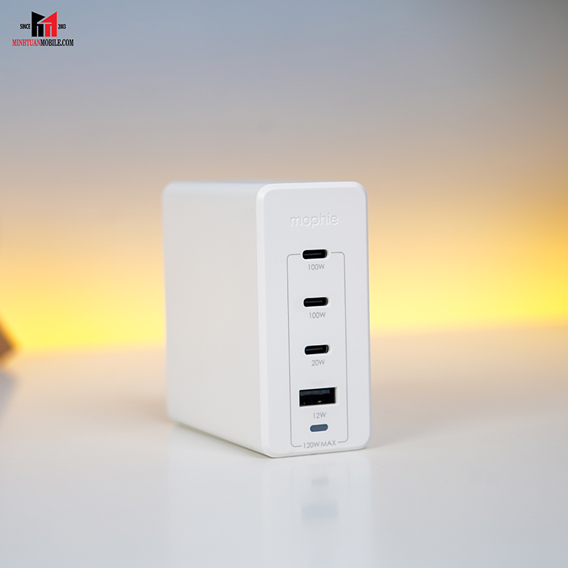 Bộ Hub sạc nhanh Mophie Power Delivery 120W GaN