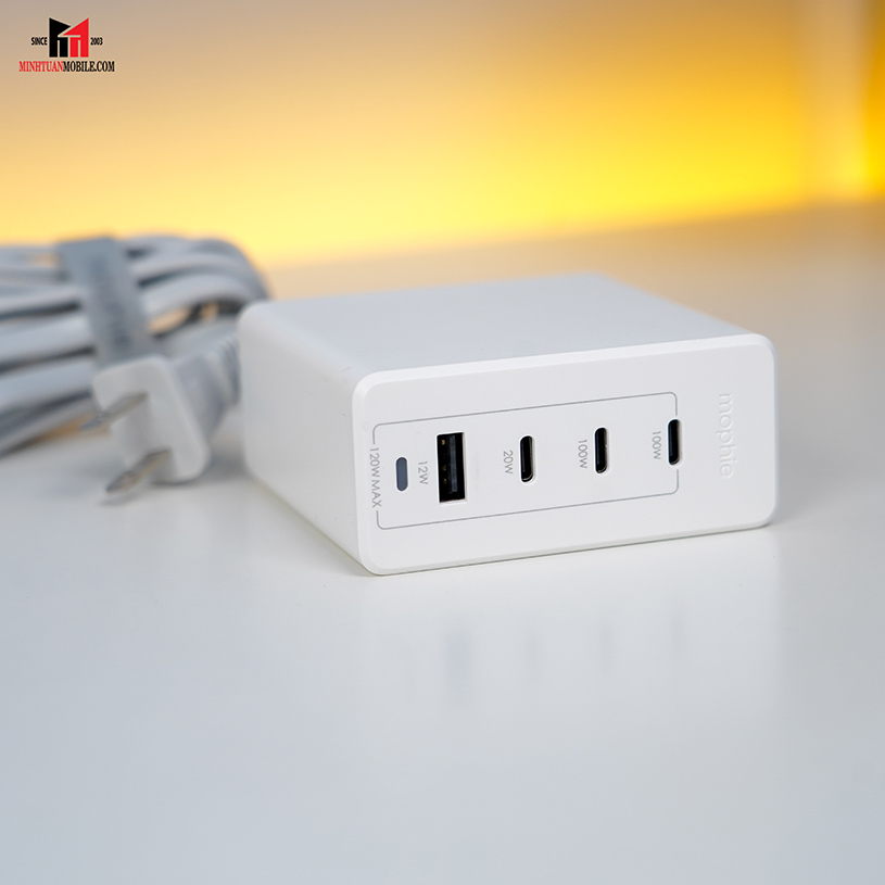 Bộ Hub sạc nhanh Mophie Power Delivery 120W GaN