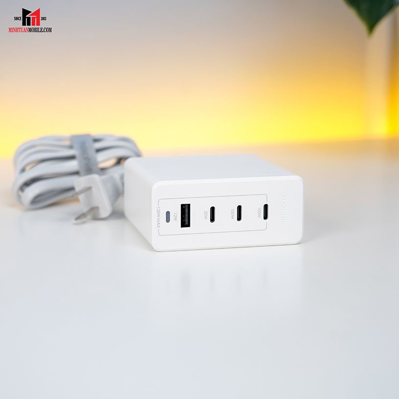 Bộ Hub sạc nhanh Mophie Power Delivery 120W GaN