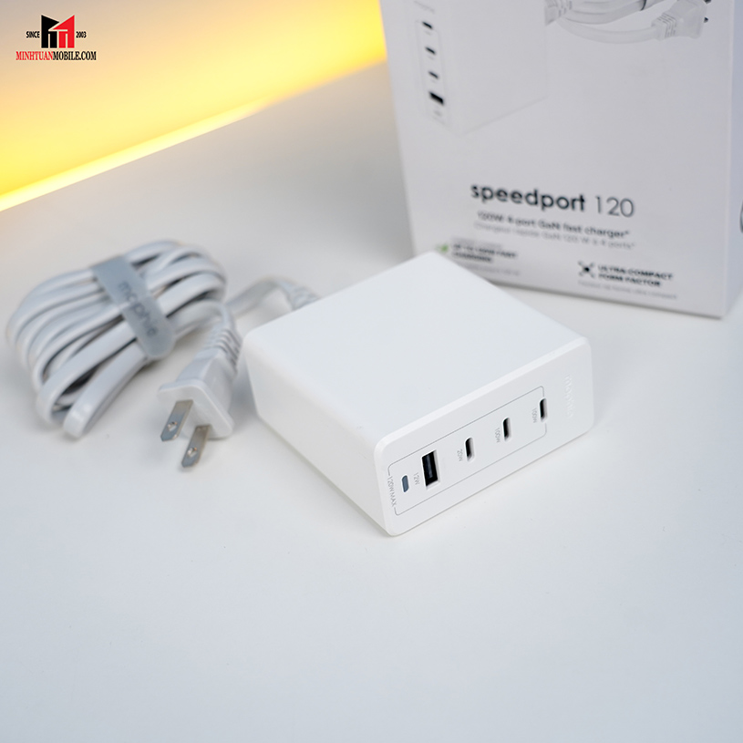 Bộ Hub sạc nhanh Mophie Power Delivery 120W GaN