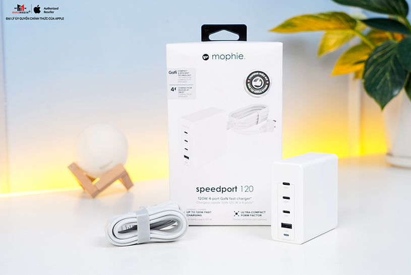 Bộ Hub sạc nhanh Mophie Power Delivery 120W GaN