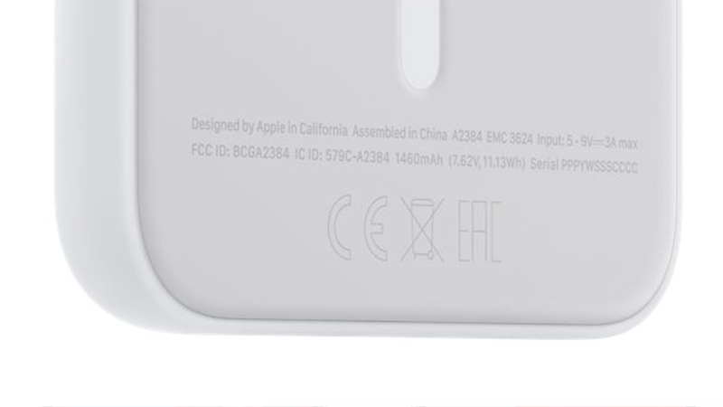 Thông số sạc của Bộ pin MagSafe