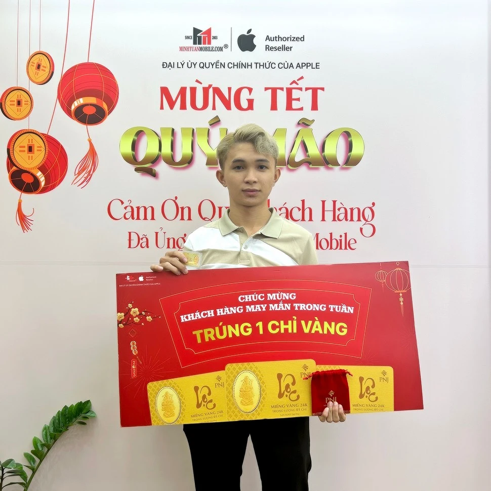 mua iPhone trúng vàng