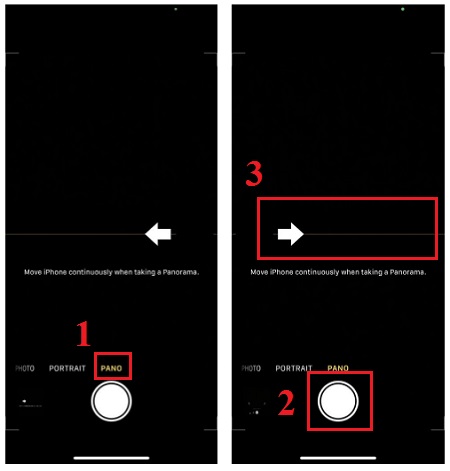 Chế độ chụp Toàn cảnh (Pano) trên iphone