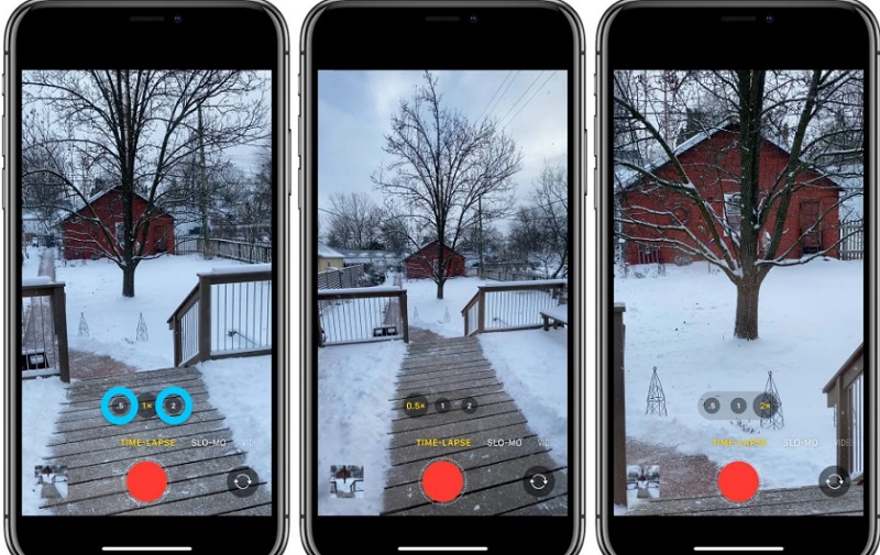 Chế độ quay tua nhanh Time-Lapse trên iphone