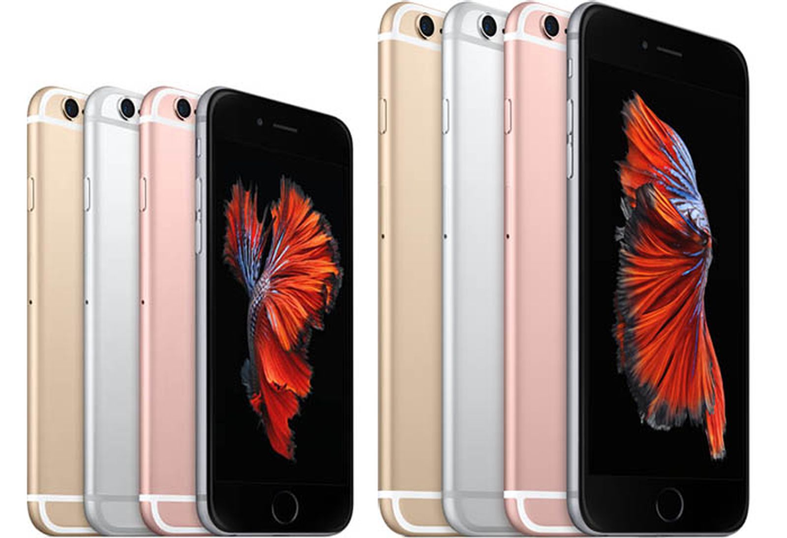 Bảng màu của iPhone 6 series