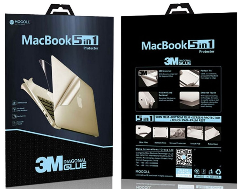 Bộ dán full Mocoll 5 in 1 cho MacBook Air 2020 GRAY MOC8394