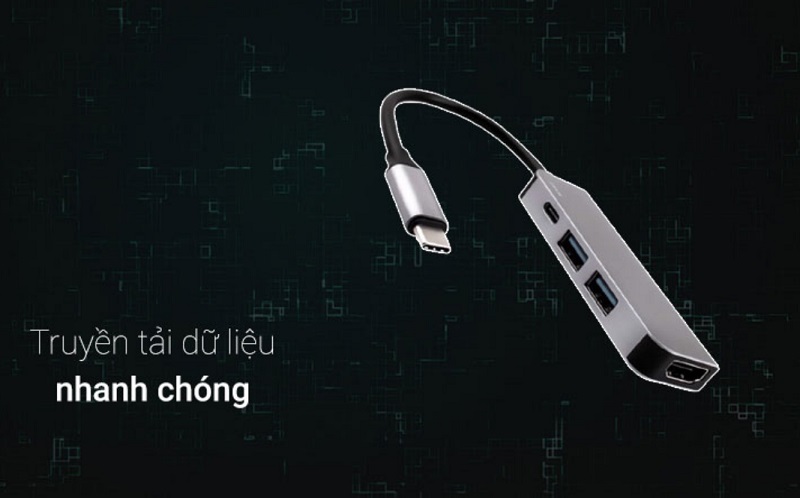 Hub chuyển Type C 4 in 1 JCPAL Linx JCP6189