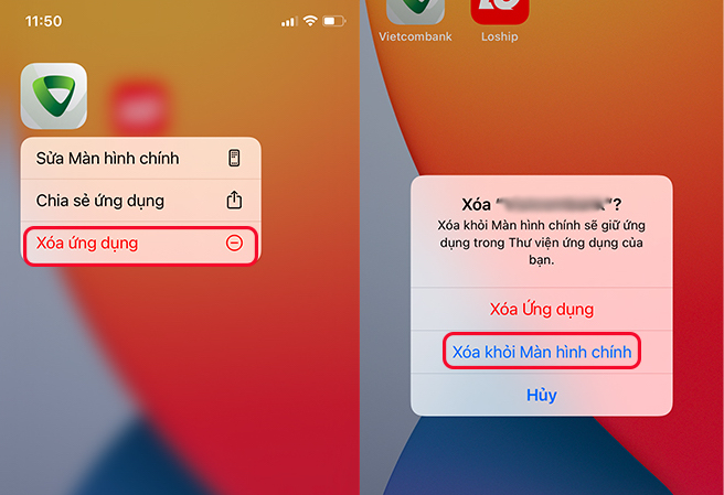 Cách ẩn nhanh ứng dụng trên màn hình iPhone